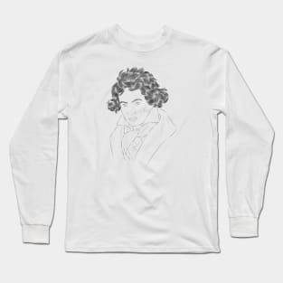 Ludwig Van Beethoven - portrait Long Sleeve T-Shirt